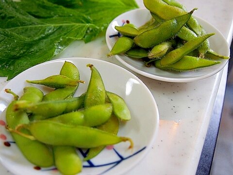 枝豆の美味しいゆで方